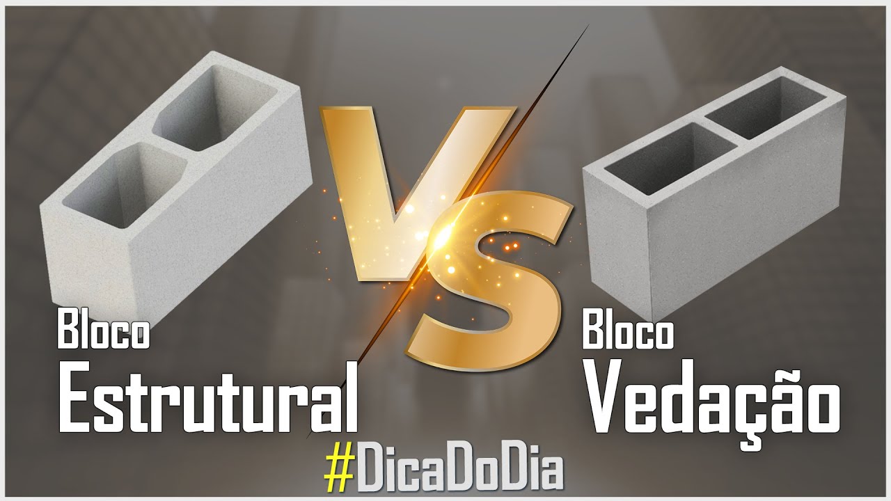 Quais as diferenças e vantagens entre os blocos estruturais e de vedação