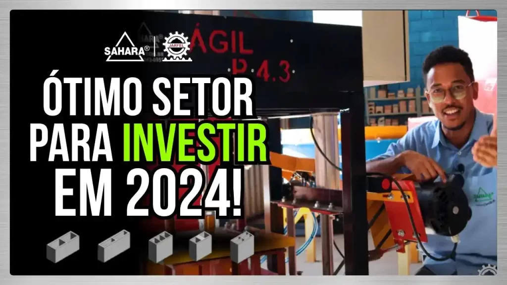 Máquina de Blocos Ágil 4.3 Pneumática
