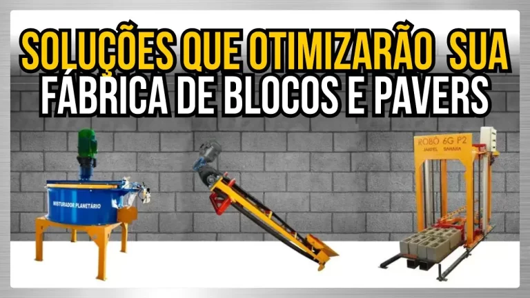 Produção Blocos e Pavers de Concreto