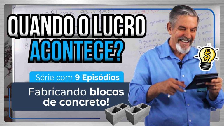 Lucro com blocos de concreto