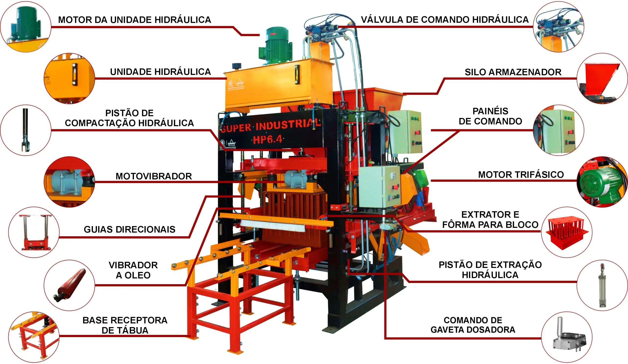 máquina automática de paver