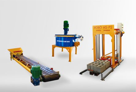 acessórios para máquina de blocos e paver