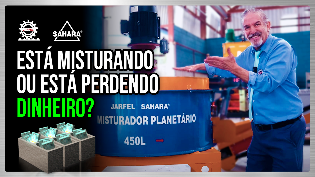 misturador planetário de concreto