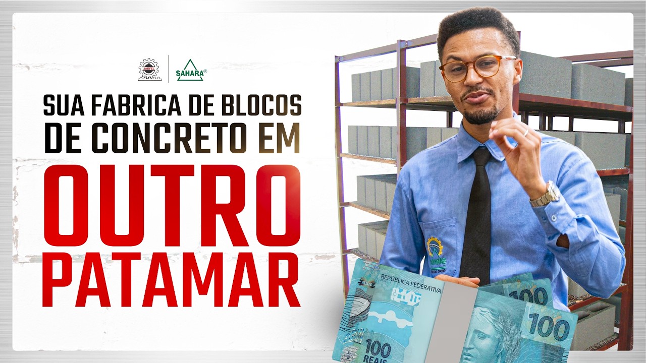 PRODUTIVA HP 6.4: A máquina de BLOCOS DE CONCRETO que vai elevar sua fabricação - Jarfel // Sahara