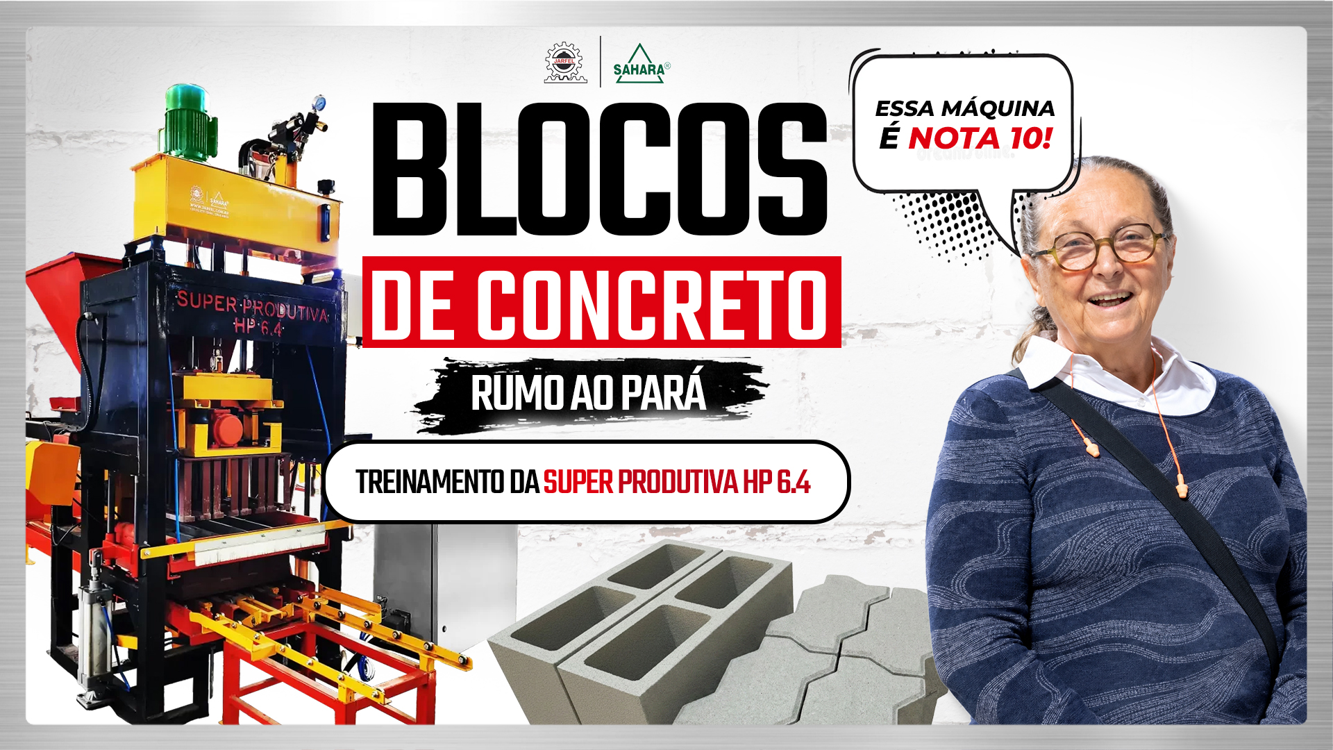  A SUPER PRODUTIVA HP 6.4 rumo ao PARÁ: Condomínio com BLOCOS E PAVERS DE CONCRETO - Jarfel // Sahara