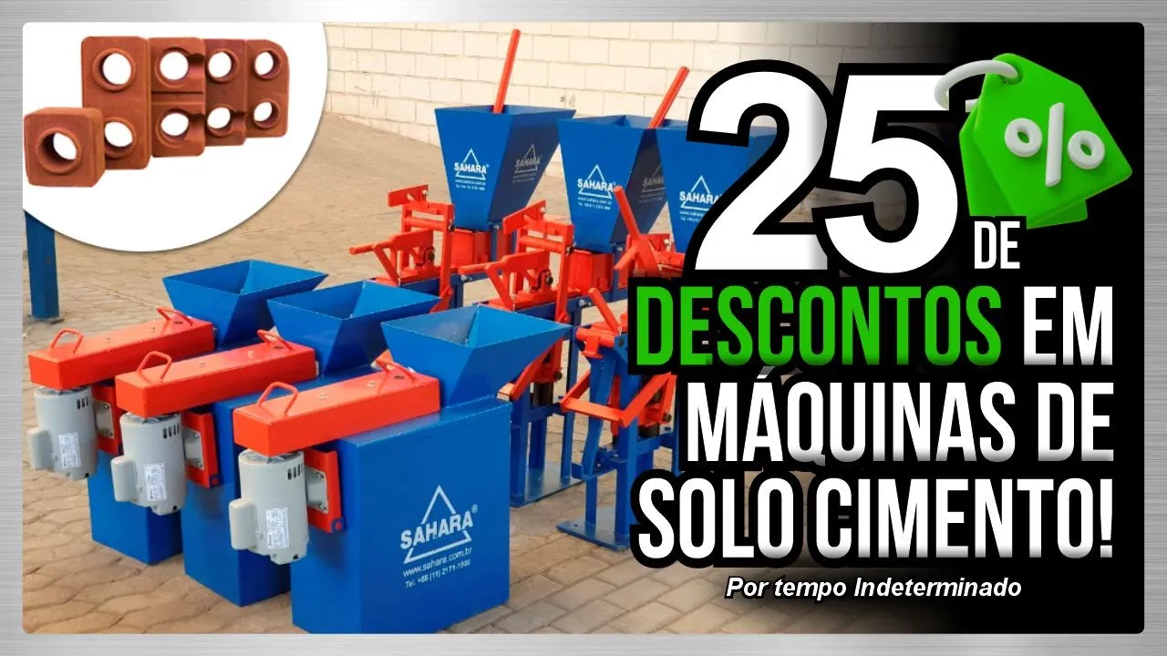  TIJOLOS ECOLÓGICOS COM MAIS QUALIDADE! Triturador de Solo JAG - Jarfel // Sahara