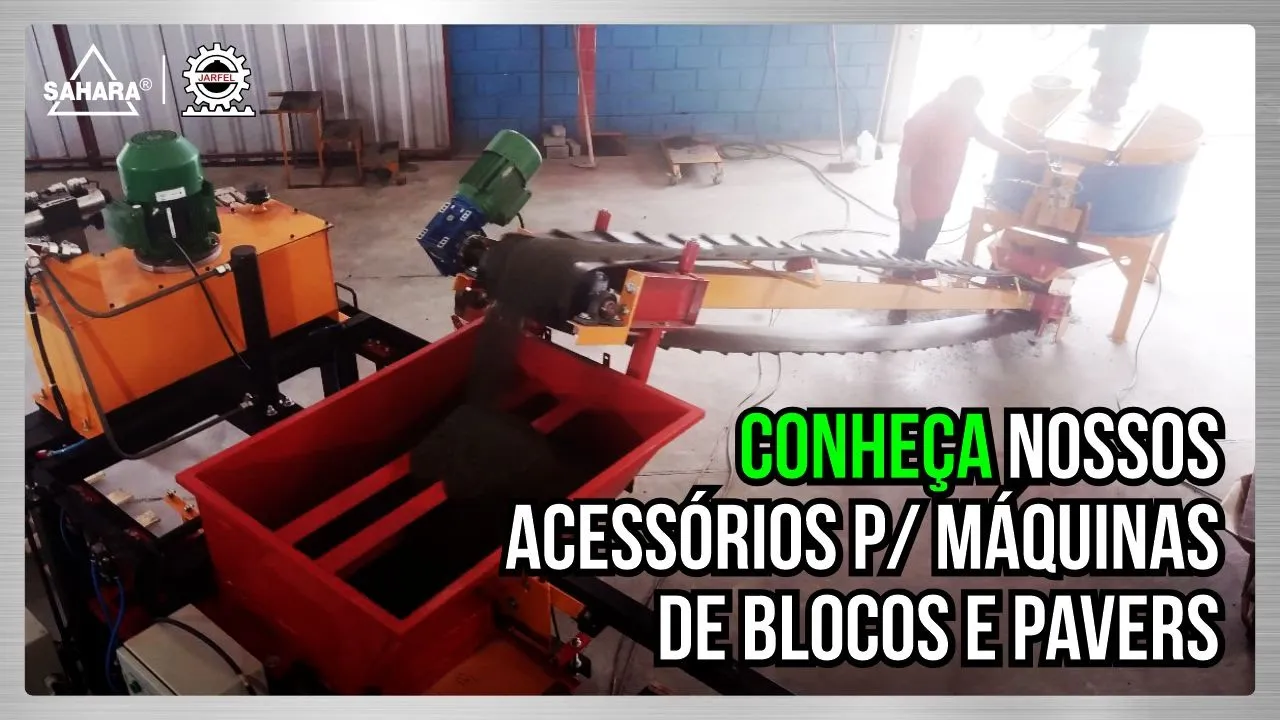 Fabrique Mais Blocos de Concreto com estes Acessórios em sua Fábrica! - Jarfel // Sahara