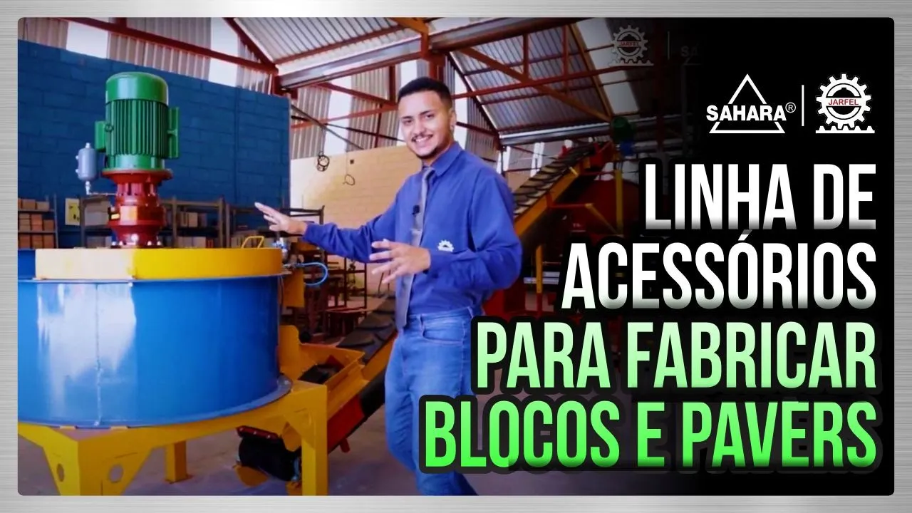  Acessórios para Máquina de Fabricação de Blocos e Artefatos de Concreto - Jarfel // Sahara
