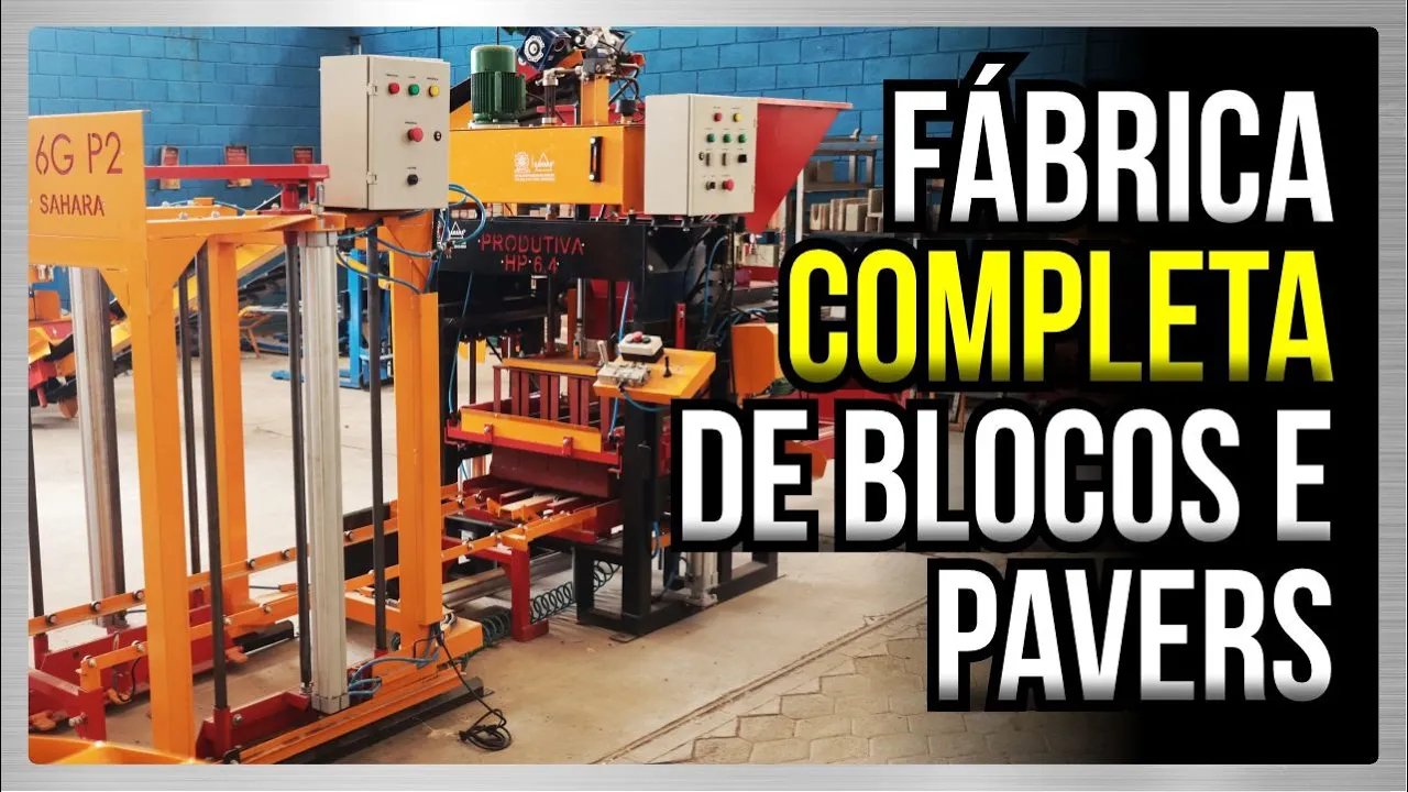 ACESSÓRIOS INDISPENSÁVEIS PARA SUA FÁBRICA DE BLOCOS - Jarfel // Sahara
