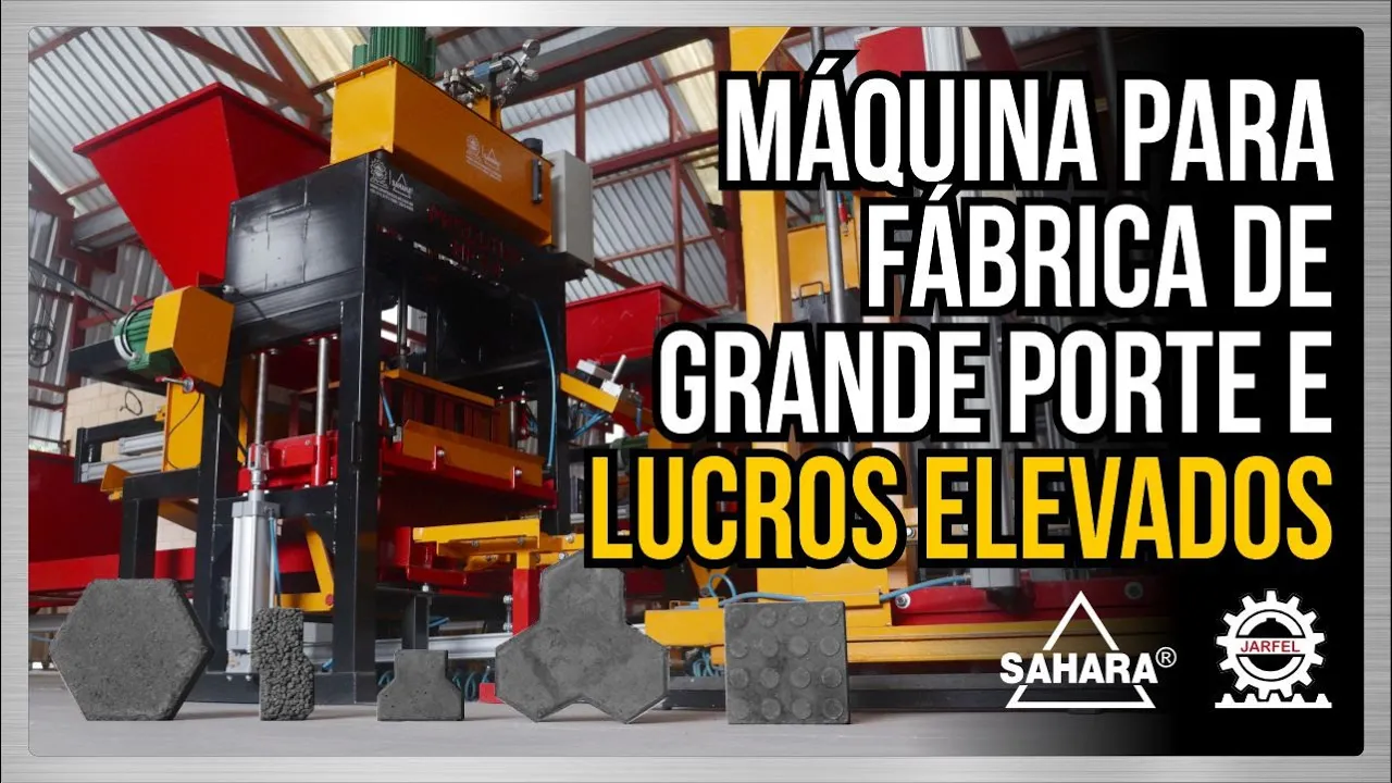  Super Industrial HP 6.4: Alta Produção para Blocos e Pavers, Lucre Mais - Jarfel // Sahara