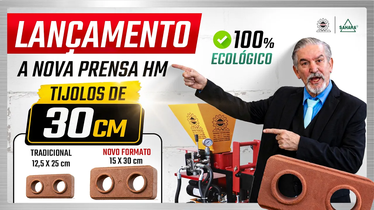 O NOVO TIJOLO ECOLÓGICO? Conheça o Tijolo 15x30 e suas VANTAGENS! - Jarfel // Sahara