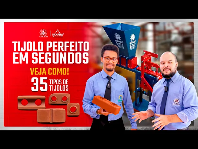 Prensa Manual: VEJA A FACILIDADE DA PRODUÇÃO DE TIJOLOS ECOLÓGICOS DE QUALIDADE! - Jarfel // Sahara